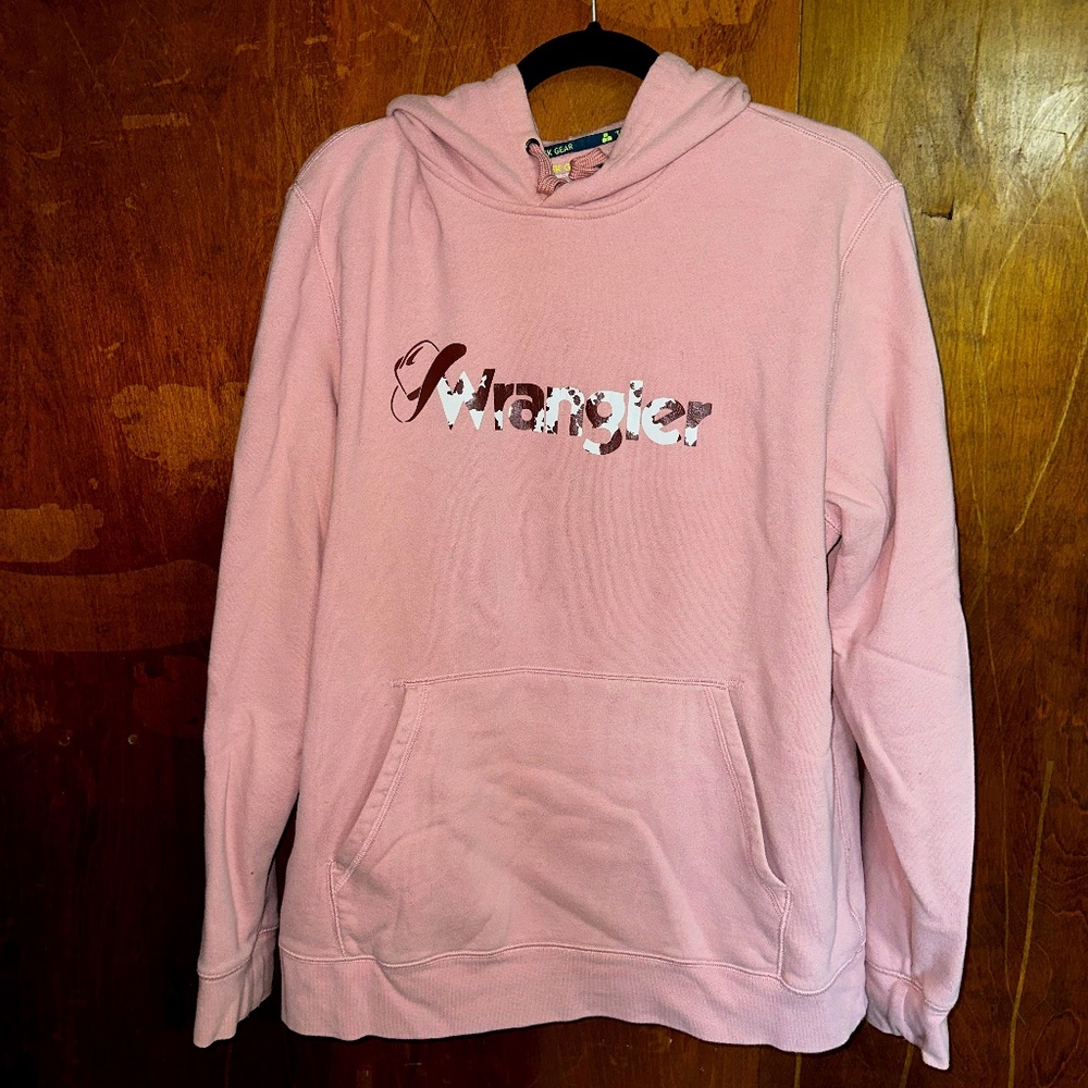 Light pink Wrangler hoodie